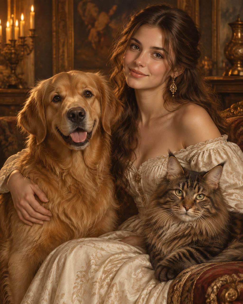 Me & My Pets portrait example